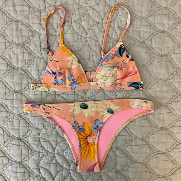 TRIANGL | Delilah Bikini — Fiore Rosa | Size S/XS - Picture 5 of 14